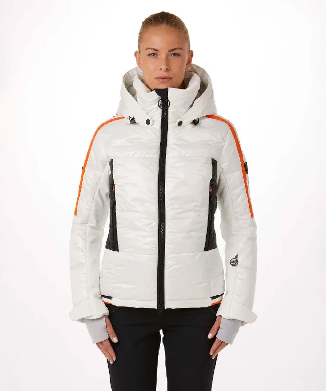 Women's Odile Ski Jacket Belted Jacket Elasticated Jacket Padded Jacket