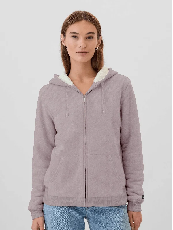 WOMEN'S EXCLUSIVE HEAVY FUR HOODIE Hoodie with Slim Fit Tailored Modern