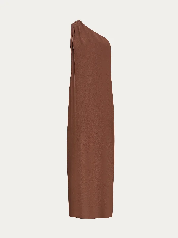Mulberry silk dress Turtleneck Warm Winter
