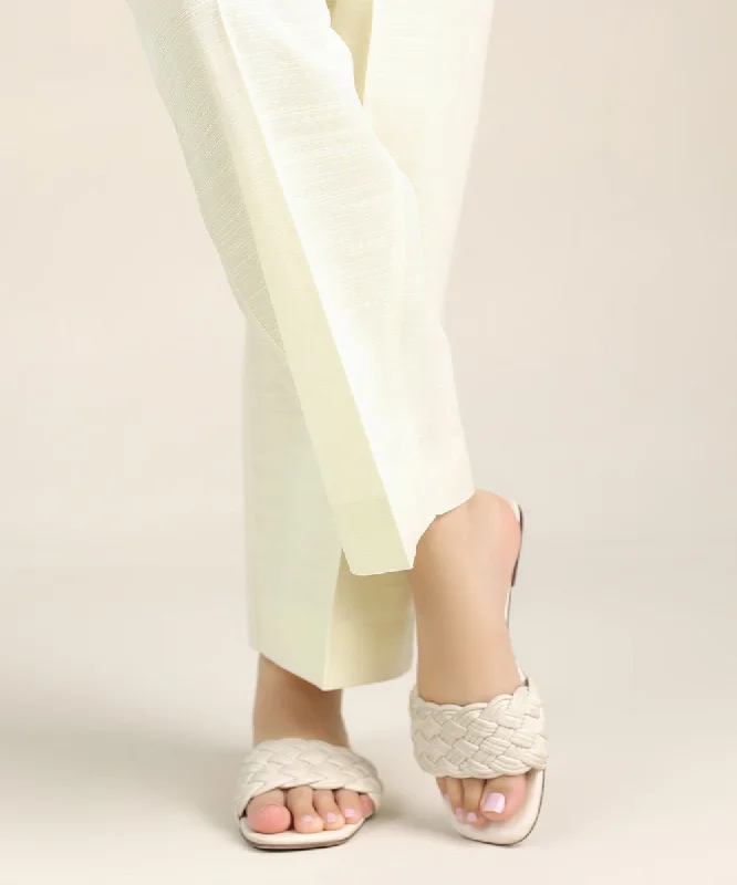 Cambric Straight Pants Trendy Work Pants