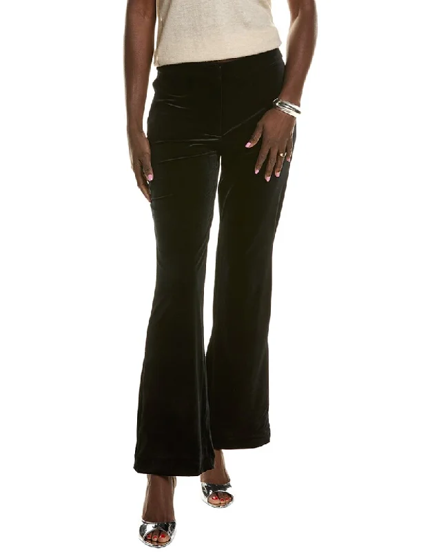 T Tahari Velvet Pant Classic Flared Pants