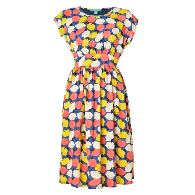 Lemonade Dress Navy Multi Tunics Sophisticated sleek