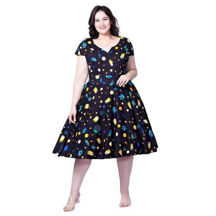Miss Lulo Laura Camp Fire Dress Tunics Top rated