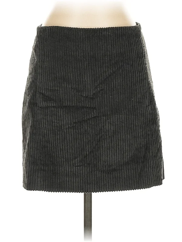 Casual Skirt ribbed skirt waist