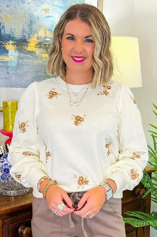 Holiday Hostess Sweatshirt - White Hoodie with Reflective Safety Nightwear