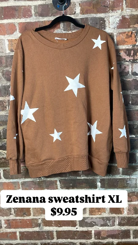 Zenana sweatshirt Hoodie with V-Neck Classic Versatile