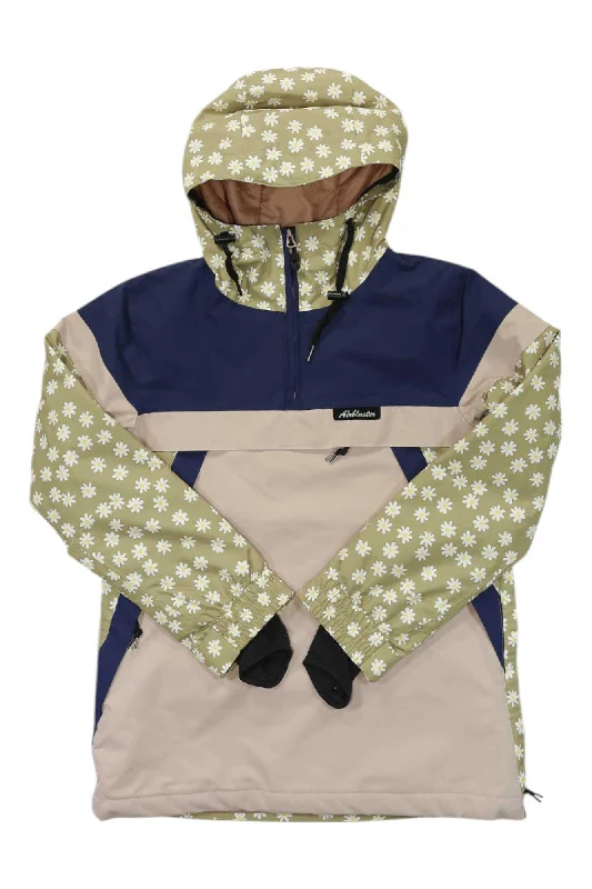 Airblaster Womens Lady Trenchover Jacket Tiered Jacket Buttoned Jacket Zippered Jacket