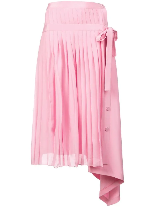 pleated asymmetric wrap skirt corduroy skirt comfortable