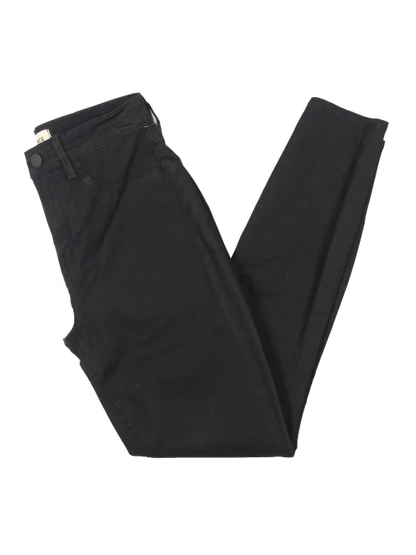 Margot Womens High Rise Crop Skinny Pants Cozy Knit Pants