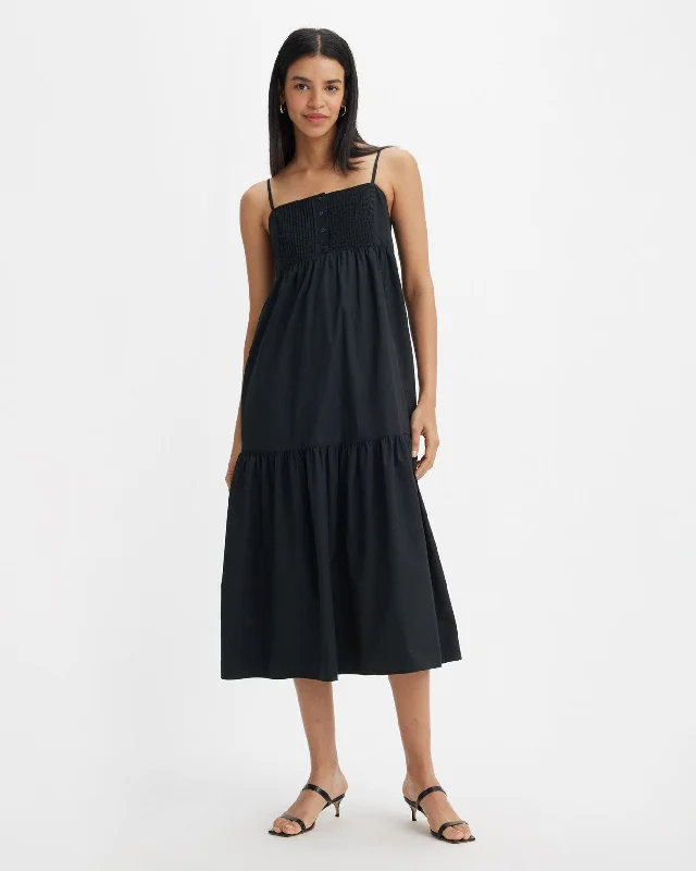 Levi's® Womens Tiered Issa Dress - Caviar Tunics Hiking breathable