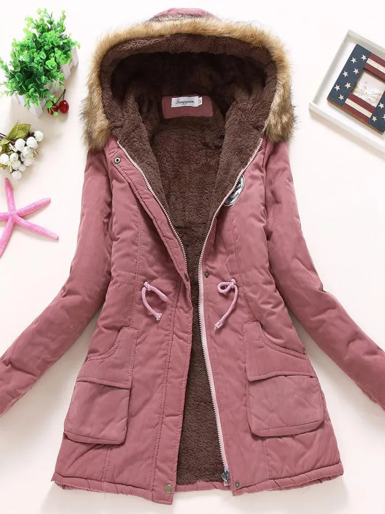 Hazel® | Cosy autumn/winter cotton jacket Wool Jacket Cashmere Jacket Tweed Jacket