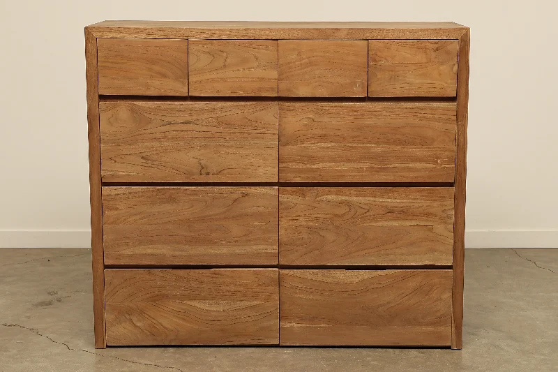 Sable 10 Drawer Dresser Tunics Sophisticated sleek