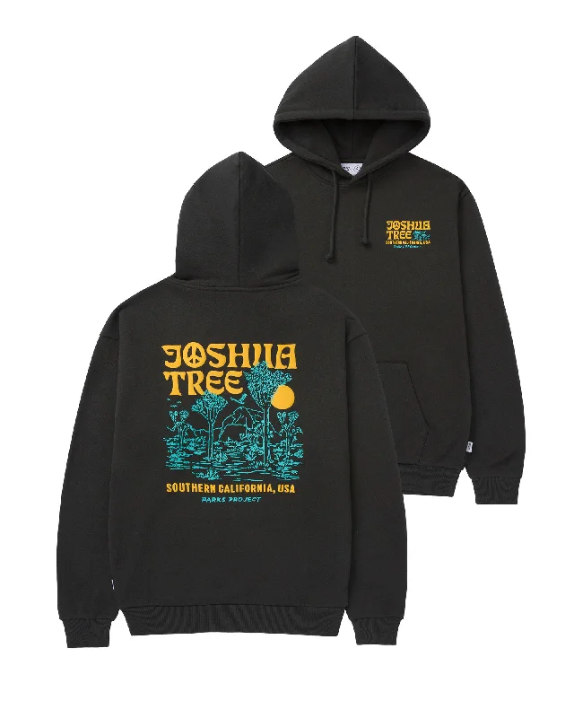Joshua Tree Puff Print Hoodie Hoodie with Reflective Safety Nightwear