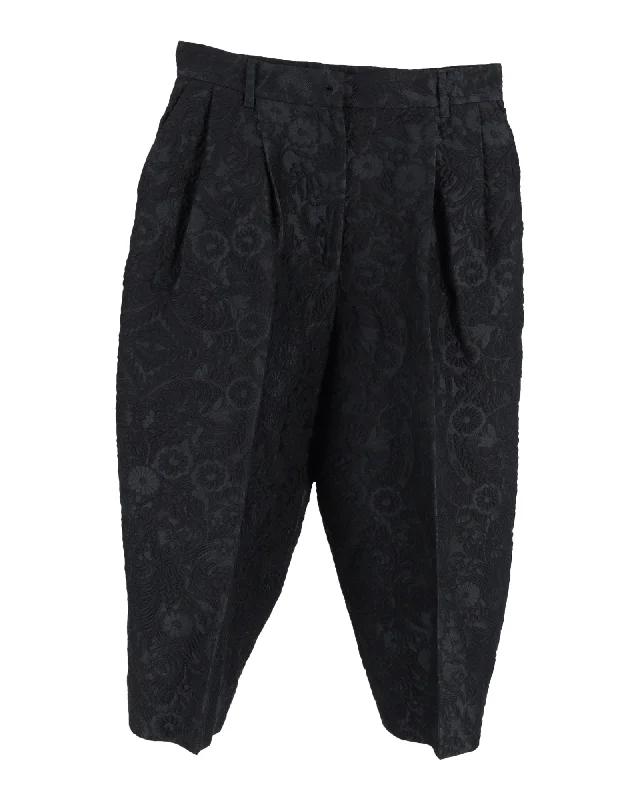 Dolce & Gabbana Harem Pants in Black Polyamide Casual Sweatpants Style