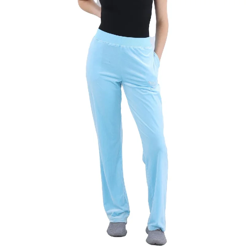 Crystal Wing Womens Velvet Fitness Track Pants Formal Slim Pants