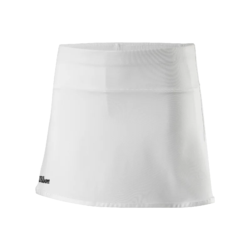 Wilson Team II 11 Skirt (Girl's) - White corduroy skirt textured