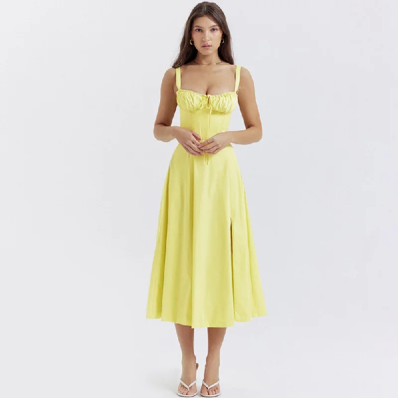 yellow dress