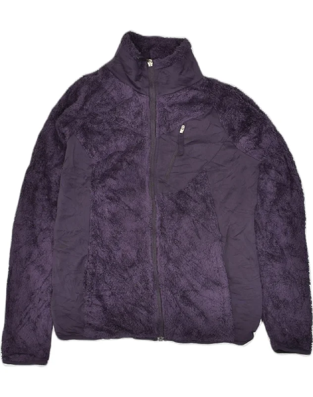 COLUMBIA Womens Fleece Jacket UK 10 Small Purple Polyester Jersey Jacket Tulle Jacket Batik Jacket