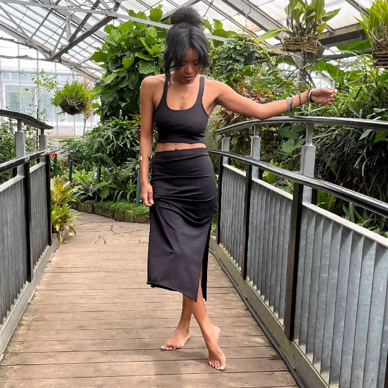 Temple Skirt denim skirt trendy