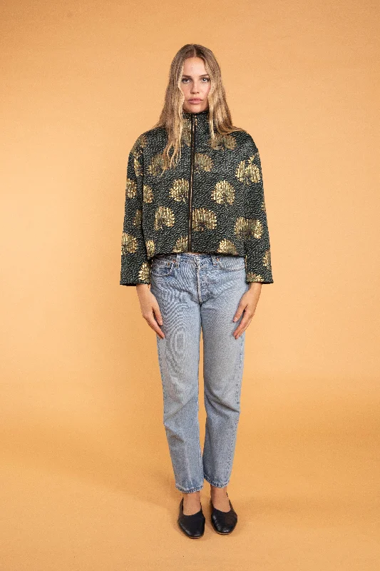Aditi Quilted Jacket Faux Fur Jacket Real Fur Jacket Shearling Jacket