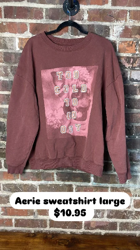 Aerie sweatshirt Hoodie with Full-Zip Functional Layering