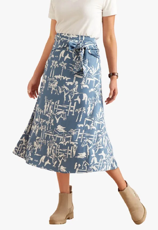 Ariat Womens Salcombe Skirt velvet skirt glossy