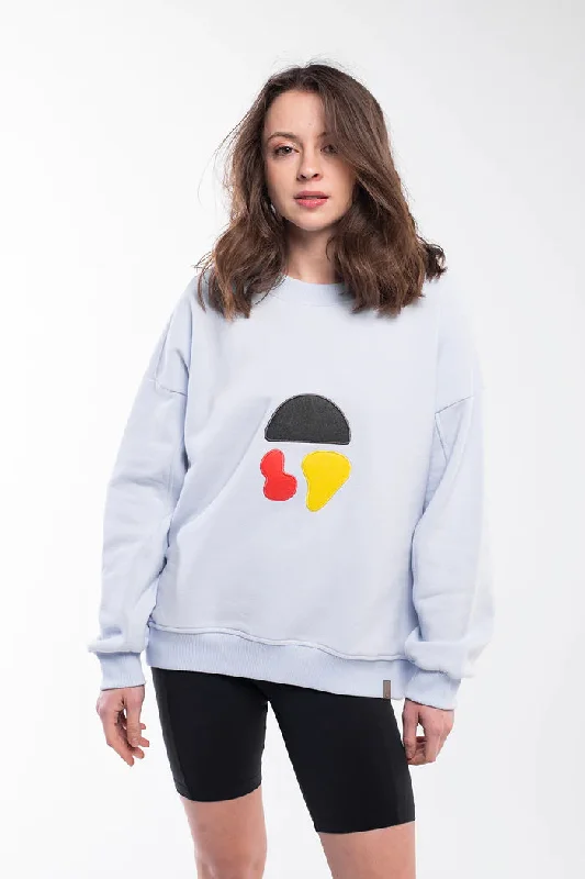 Bee And Alpaca Balance Stones Sweatshirt Hoodie with Thumb Holes Functional Cozy