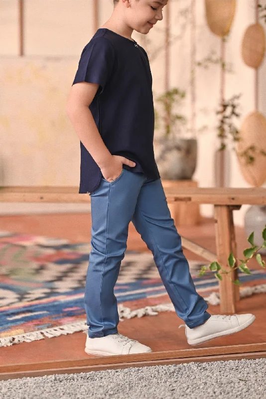 The Perfect Slim Fit Pants - Blue West Formal Slim Pants