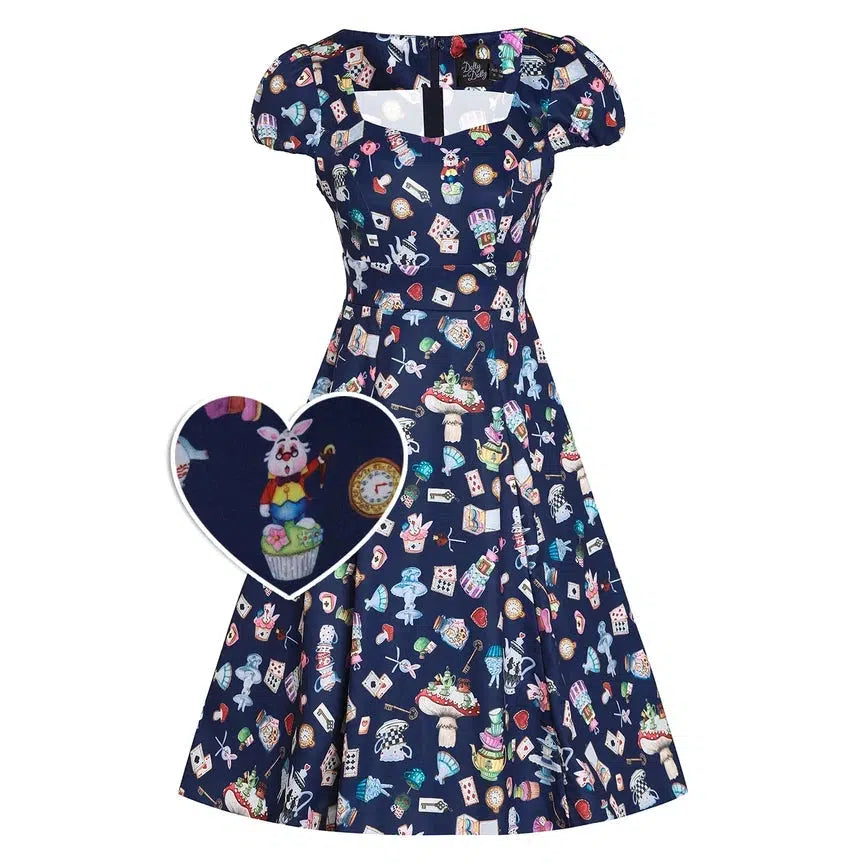 Dolly & Dotty Claudia Alice in Wonderland Dress Tunics New arrival