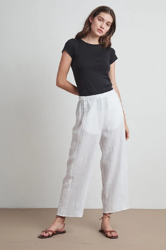 ZOLA WOVEN LINEN PANT Casual Skinny Fit Pants