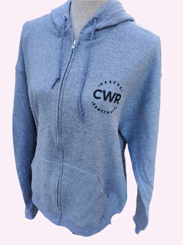 *New* CWR Zip-Up Hoodies Hoodie with Turtle Neck Cozy Winter