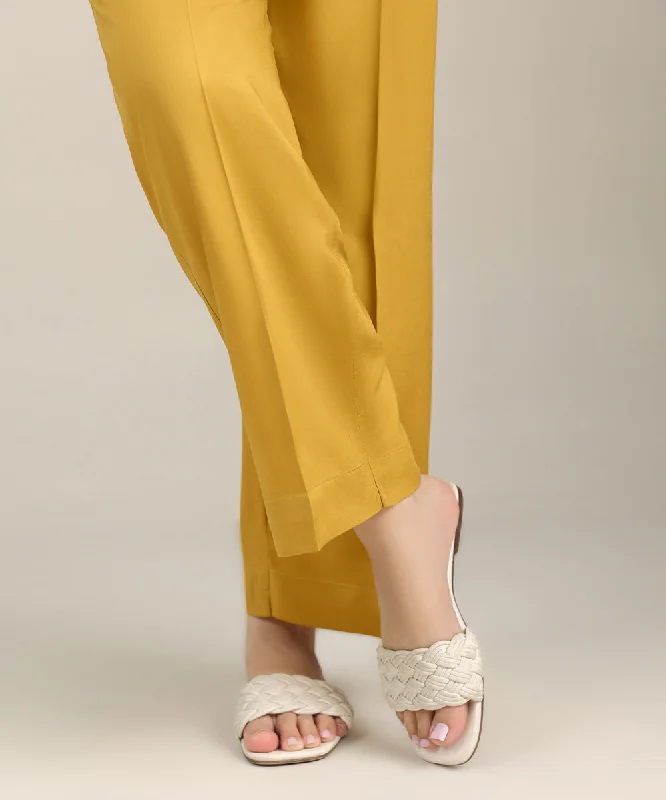 Cotton Viscose Straight Pants Soft Sweatpants Style