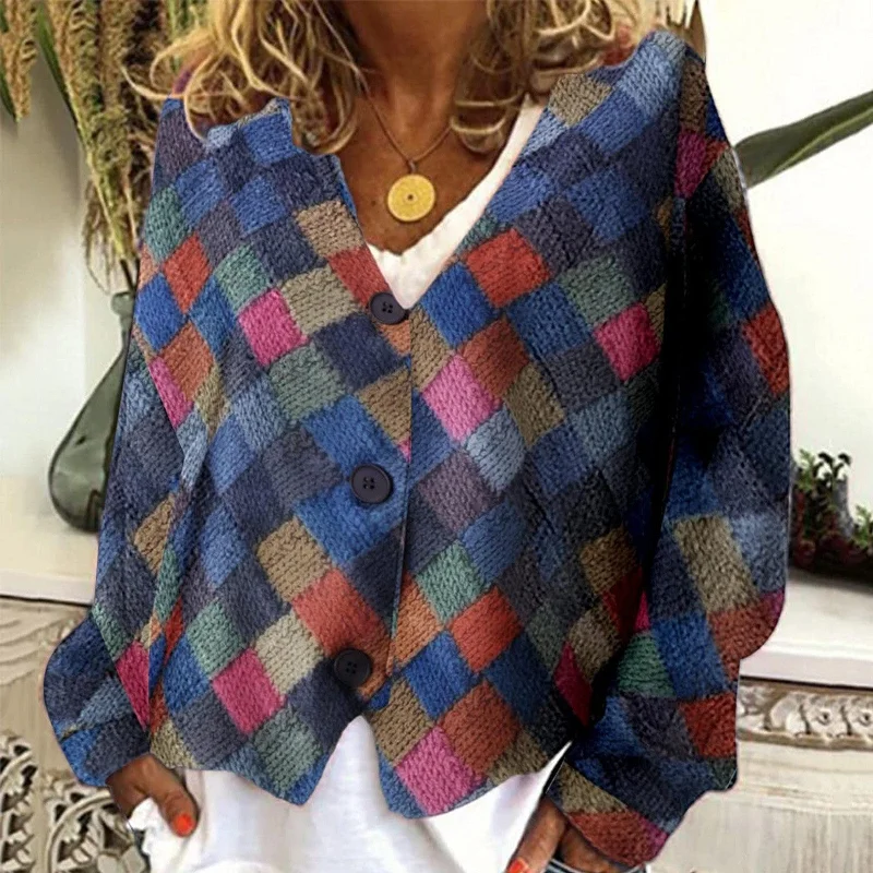 Julienne® | Stylish jacket with V-neck and buttons Wool Jacket Cashmere Jacket Tweed Jacket