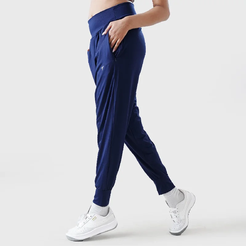 Tf-Premium Navy Yoga Pants Warm Wool Trousers