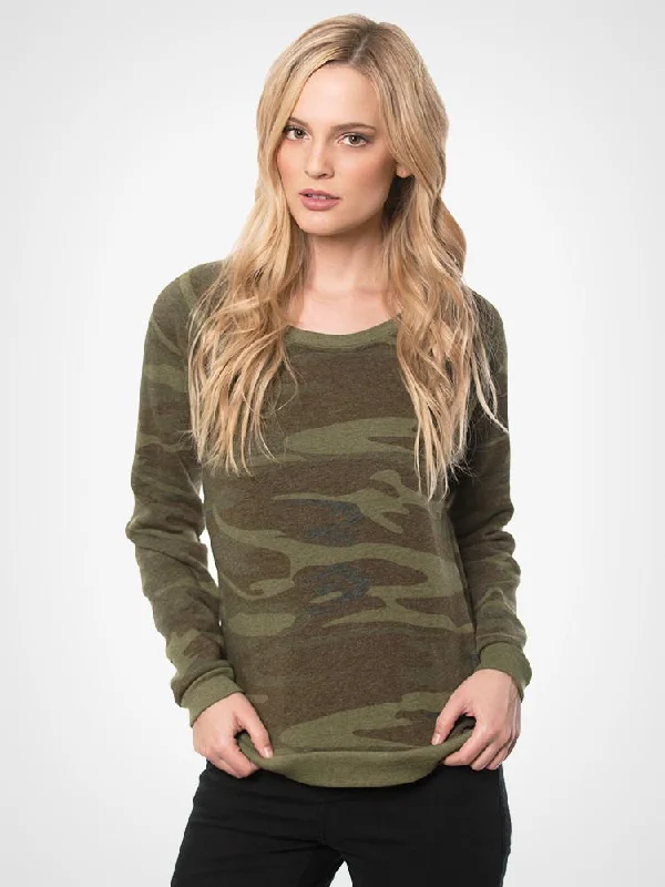 Champ Camo Print Sweatshirt Hoodie with Magnetic Closure Innovative Modern