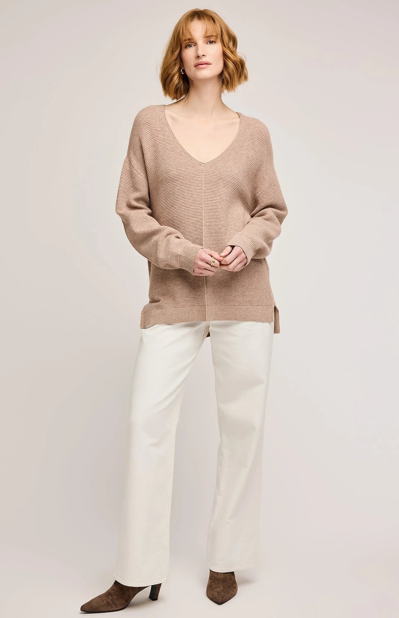 Lisbon Sweater Mesh Blend Leather Blend Suede Blend