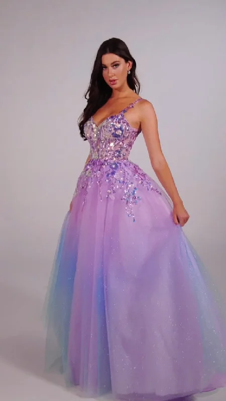 Ellie Wilde Ombre Prom Dress EW35055