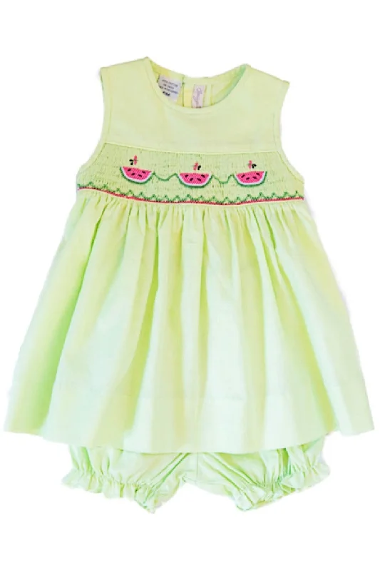 Green Watermelon Sleeveless Girl Dress (Babies & Toddlers)