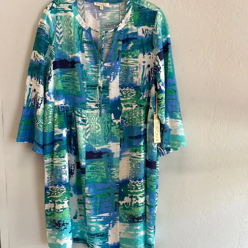 PRN Seaside Dress-Turquoise