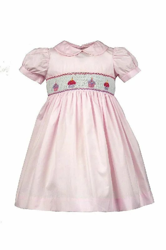 Carriage Boutique Pink Cupcake Toddler Girl Dress