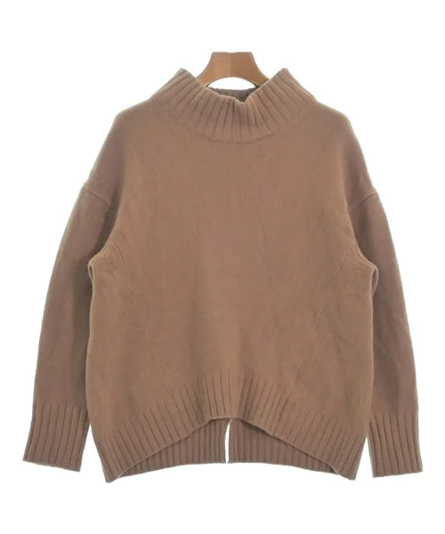 BABYLONE Sweaters Denim Fabric Leather Fabric Suede Fabric