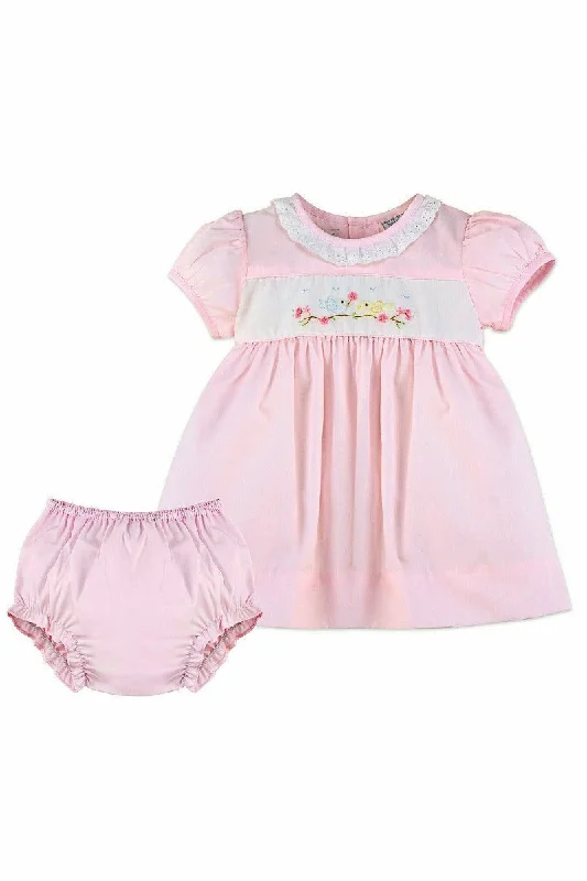 Hand Smocked Baby Girl Classic Dress