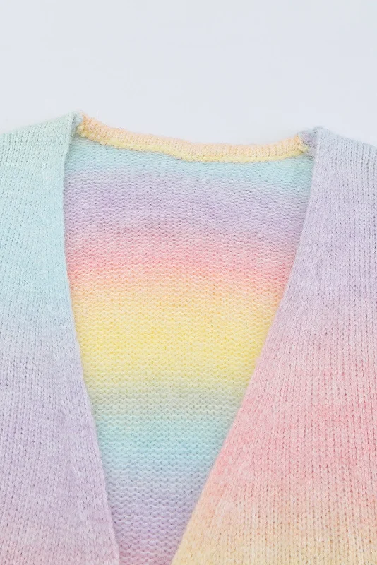 Dreamy Rainbow Sweater Oversized Loose Flowy