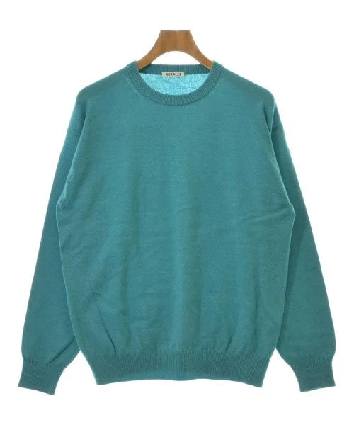 AURALEE Sweaters Houndstooth Herringbone Solid