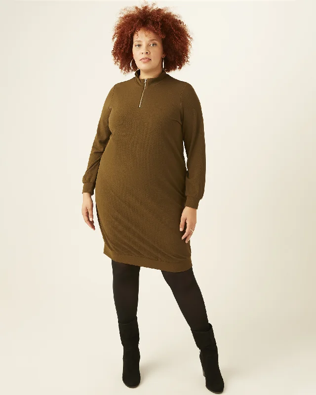 Samantha Sweater Dress | Olive Green Long Sweater Short Sweater Cropped Sweater