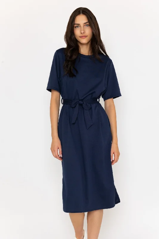 Punta Roma Dress in Navy