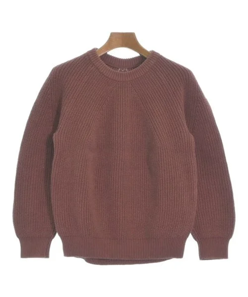 BATONER Sweaters Mesh Blend Leather Blend Suede Blend