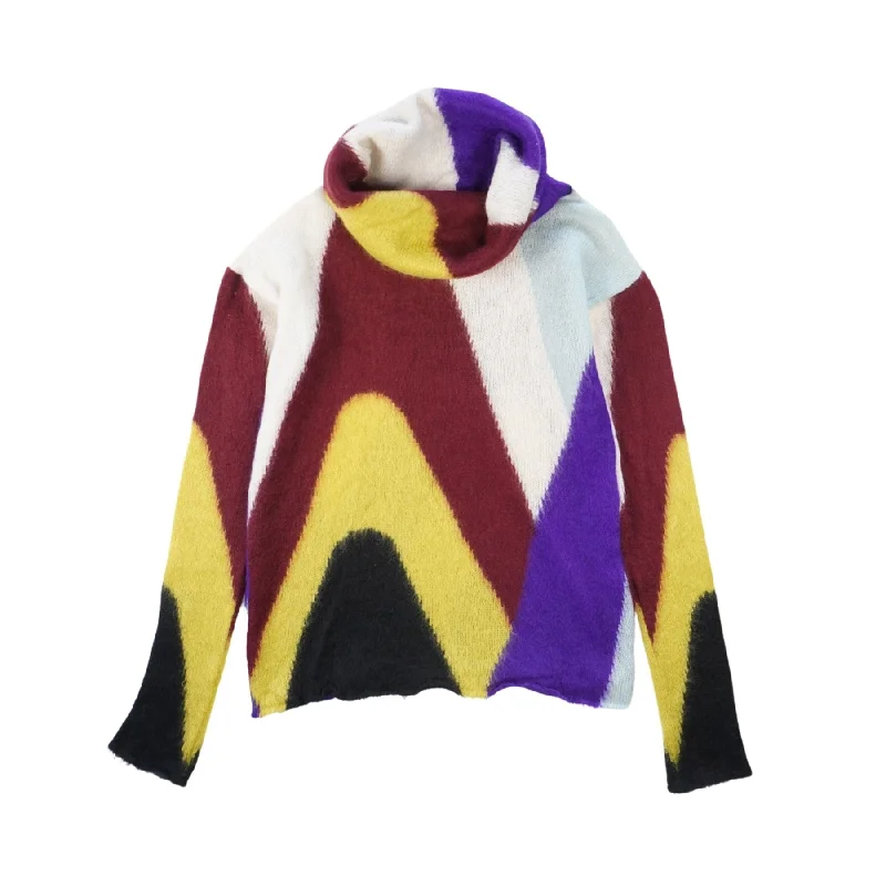 Emilio Pucci Mohair Sweater - Women's 10 Fitted Loose Oversized