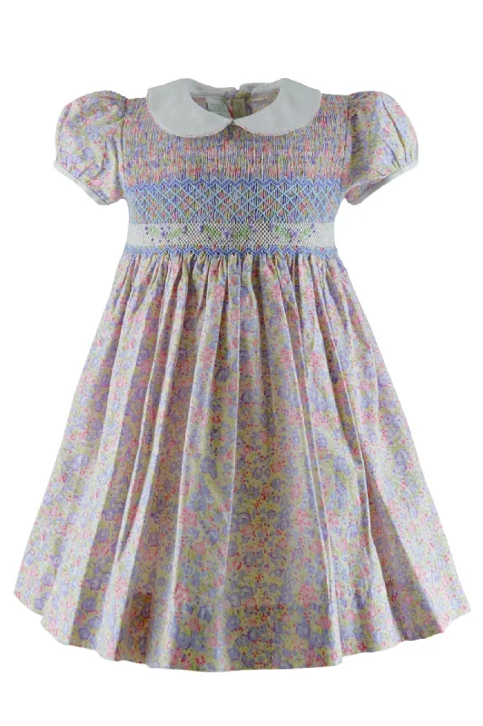 Smocked Floral Baby & Toddler Girl Dress
