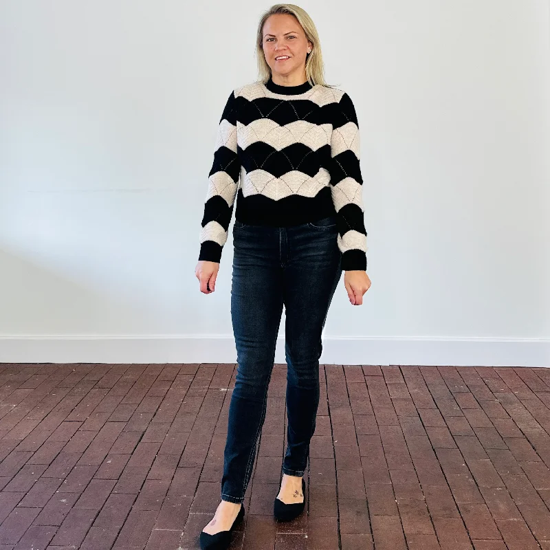 Sofia Cashmere Blend Sweater Sequined Glittery Shiny